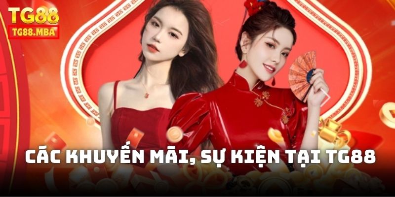 Các khuyến mãi, sự kiện tại TG88 update hàng ngày