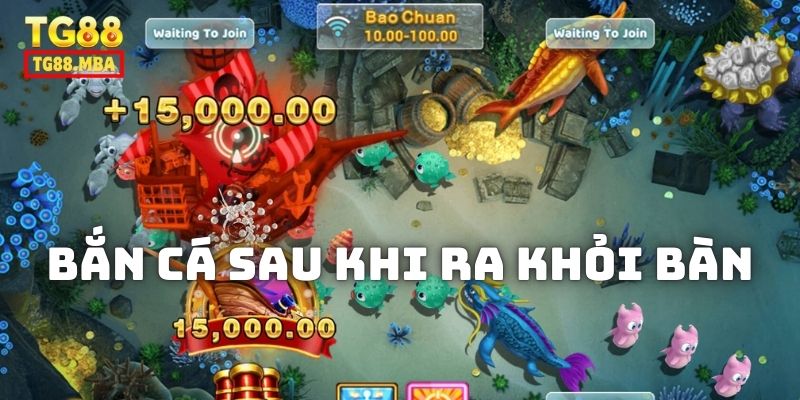 Tam Tiên Bắn Cá hạ gục sinh vật ngay sau khi ra khỏi bàn